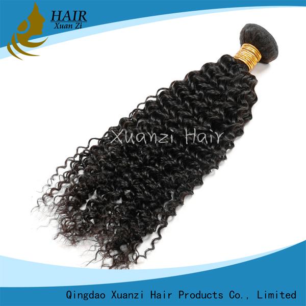 Cheveux 100% bouclés de Vierge des prolongements 7A de cheveux de Vierge durables