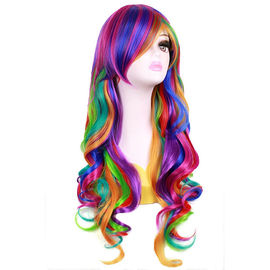 Colored Peruvian Ombre Human Hair Extensions With Different Length Size