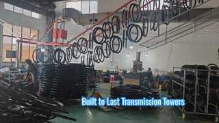 Tours de transmission en acier galvanisé robuste