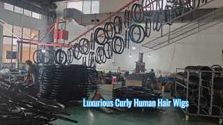 Perruques de cheveux humains bouclés de qualité supérieure, aspect et sensation naturels