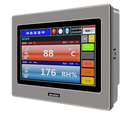 EtherCAT a soutenu le PLC industriel d'arrêt d'urgence et de bouton poussoir HMI de panneau de commande