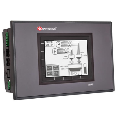 Contrôleur Programmable Logic d'interfaces de machine humaines de l'écran tactile HMI de PLC