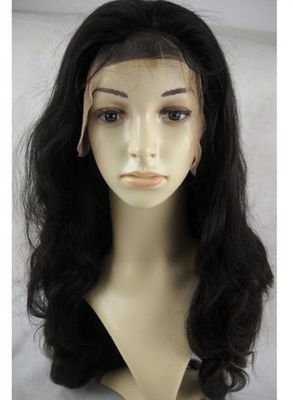Pleines perruques bouclées Brown de cheveux de dentelle de Glueless 12