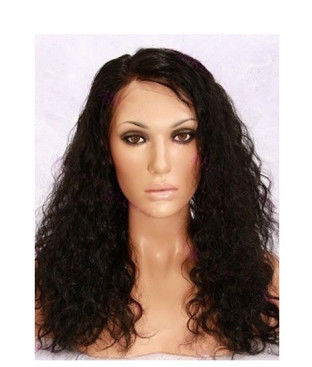 perruques de cheveux de dentelle de Glueless de vague lâche de la catégorie 7A pleines pour des femmes de couleur
